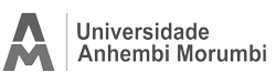 Logo da Anhembi Morumbi em preto e branco
